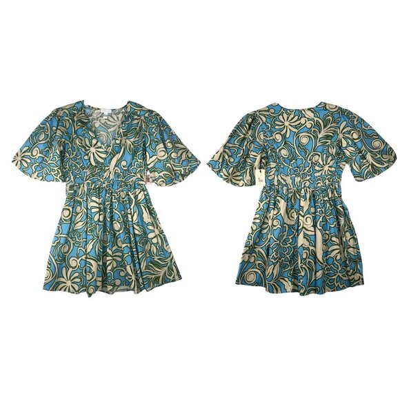 Sincerely Jules Womens Floral Print Mini Dress Large - Picture 3 of 11